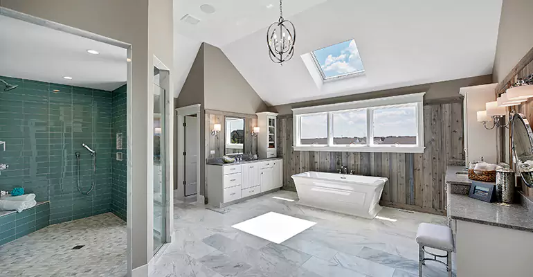 Guest Bathroom Flooring Remodel in Walton