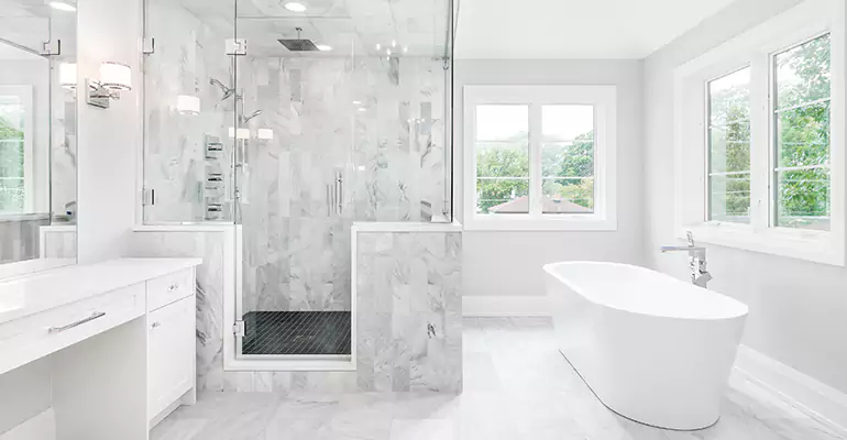 New Construction Master Bathrooms in Walton