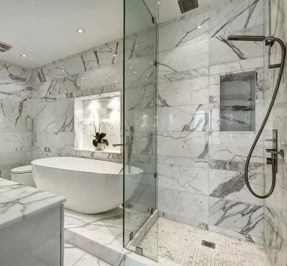 Why Choose Olympic Custom Bathrooms for Tile Shower Remodel Services in Walton, KY?